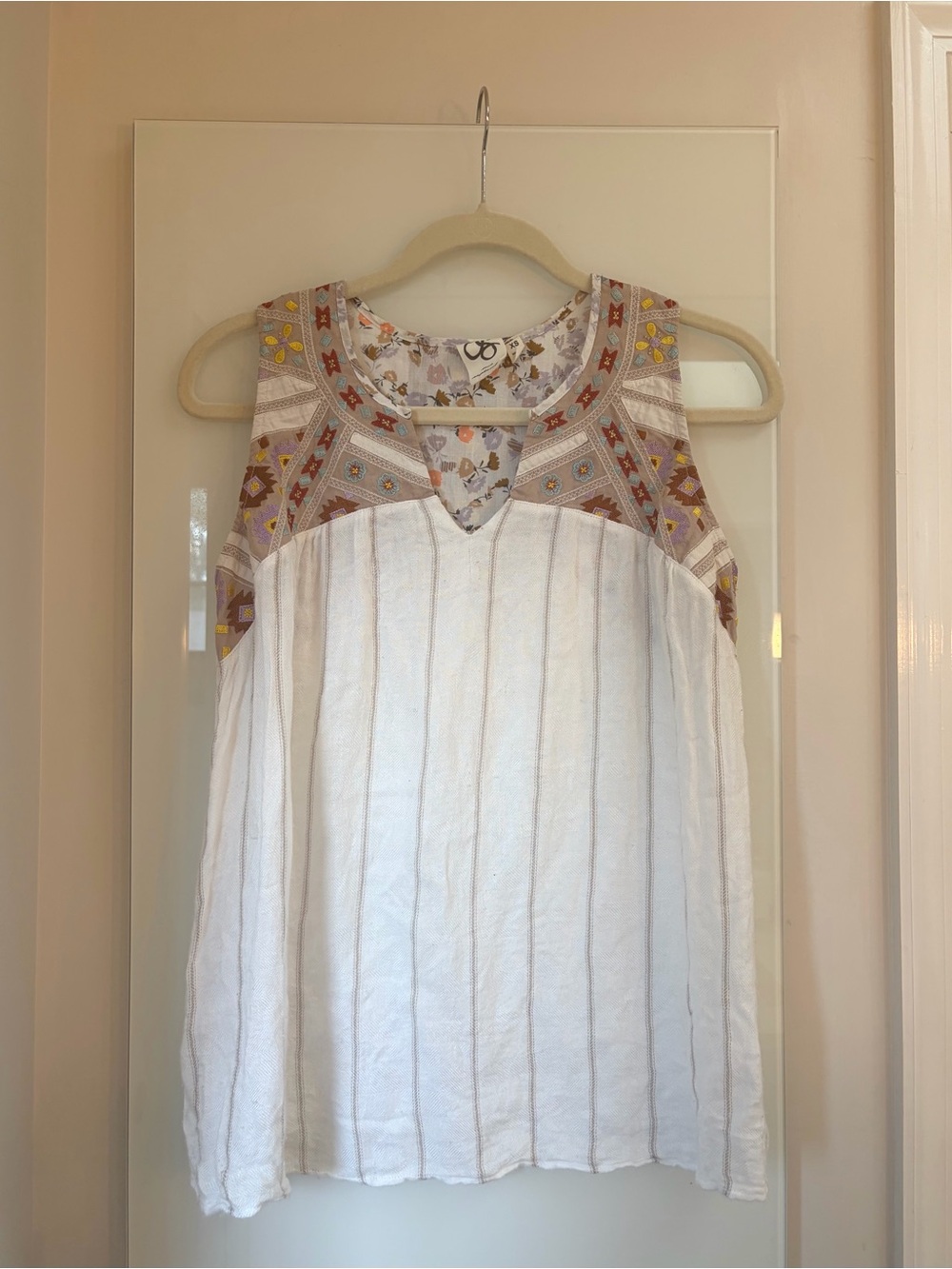 One September Embroidered Tank